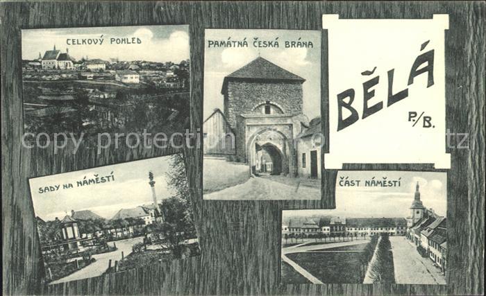 Bela Marktplatz Pamatna Ceska Brana