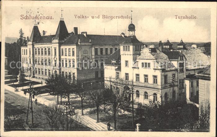 Schluckenau Tschechien Turnhalle Volks Buergerschule