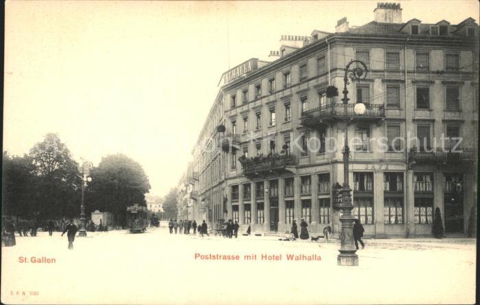St Gallen SG Poststrasse Hotel Walhalla