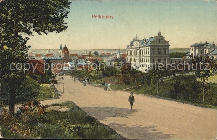 Pelhrimov Pilgram Teilansicht Gebaeude