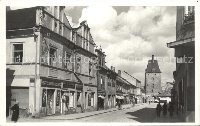 Pelhrimov Pilgram Teilansicht Tor Kostelecka Uzenina Hotel Povoln