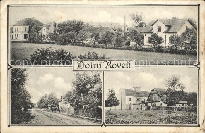 Dolni Roven Pferdekutsche Gebaeude