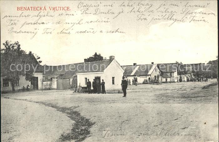 Benatecka Vrutice Teilansicht Kaserne Soldaten