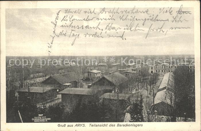 Arys Ostpreussen Barackenlager