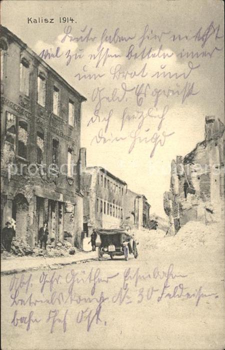 Kalisz Strassenansicht Ruine