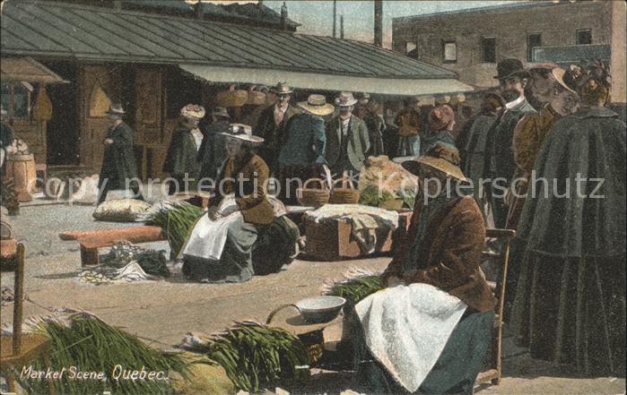 Quebec Market Scene