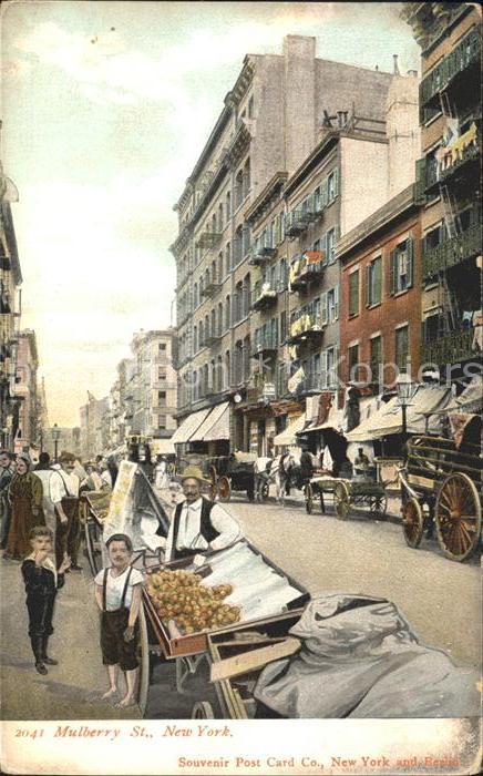 New York City Mulberry Street Markt