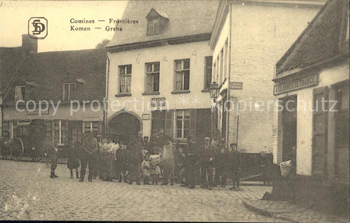 Comines Hainaut Frontieres Komen Grens