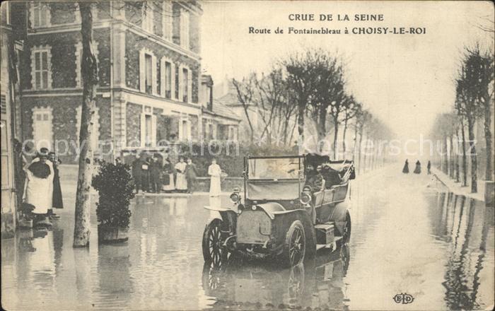 Choisy-le-Roi Crue de la Seine Route de Fontainebleau