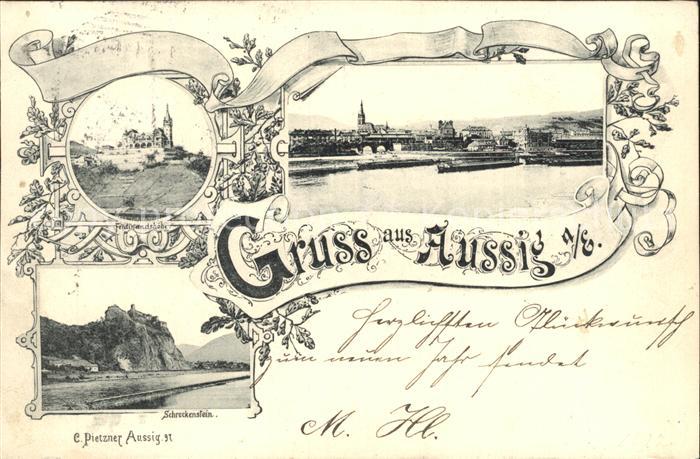 Aussig Tschechien Schreckenstein Ferdinandshoehe