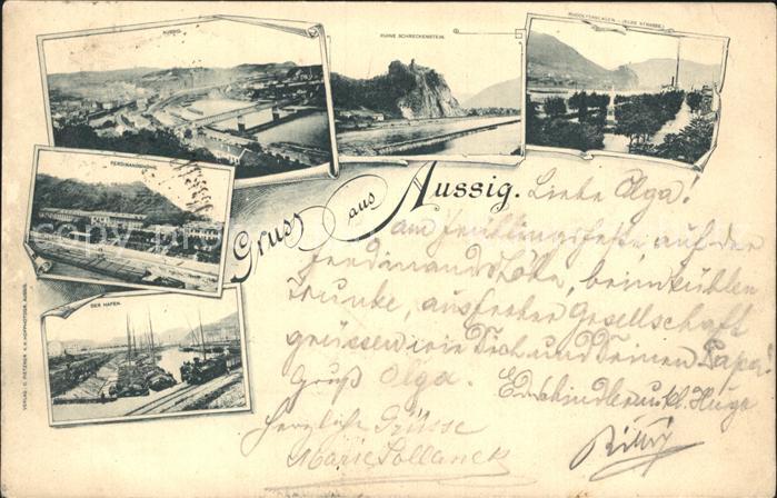 Aussig Tschechien Ferdinandshoehe Ruine Schreckenstein