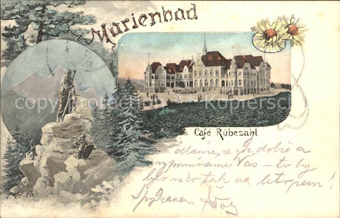 Marienbad Tschechien Boehmen Cafe Rubezahl