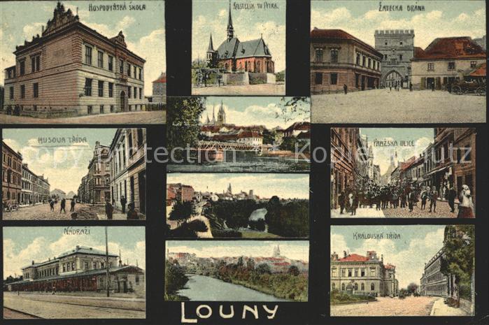 Louny Hospodynska Skola Kostelik sv Petra Nadrazi