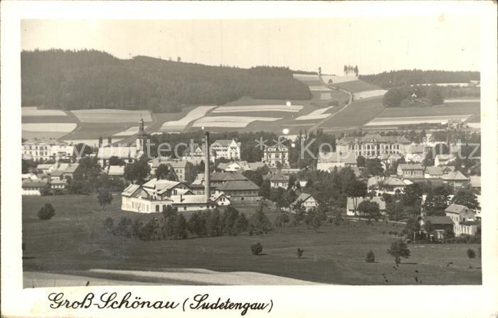Gross Schoenau Velky Senov Ortsansicht