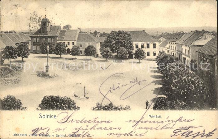 Solnice Solnitz Marktplatz
