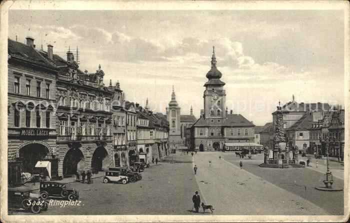 Saaz Tschechien Ringplatz