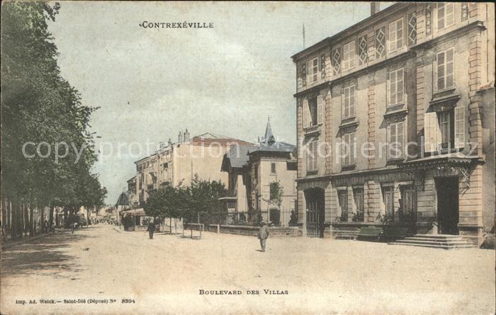 Contrexeville Vosges Boulevard des Villas