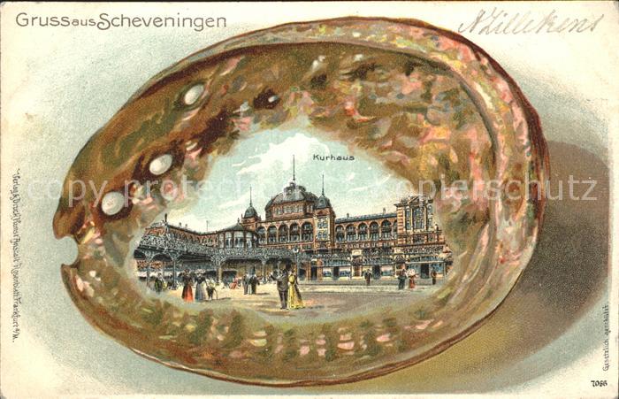 Muschelkarte Scheveningen Kurhaus