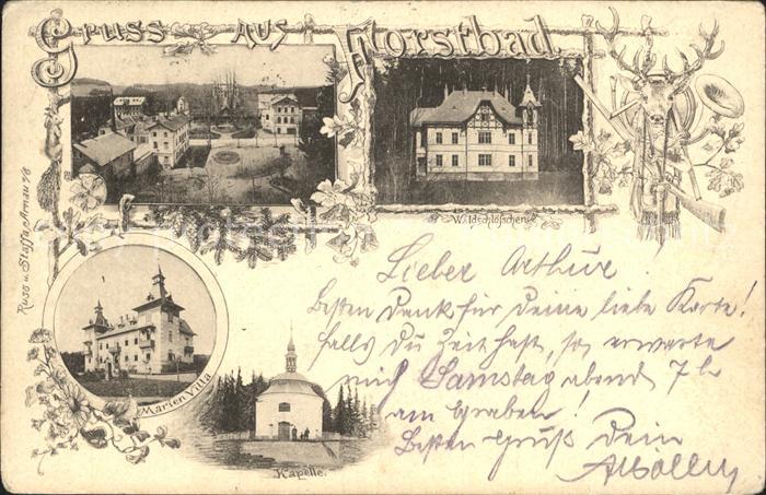 Forstbad Lazne Fort Waldschloesschen Marien Villa Kapelle