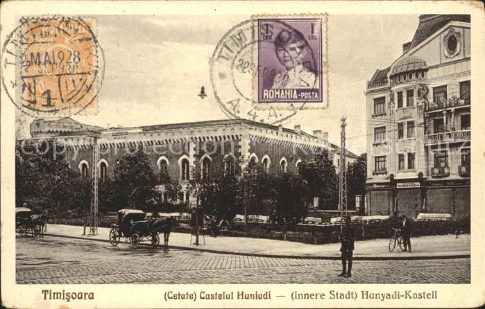 Timisoara Castelul Huniadi Pferdekutsche