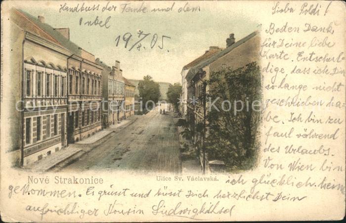 Strakonice Strakonitz Ulice Sv. Vaclavska