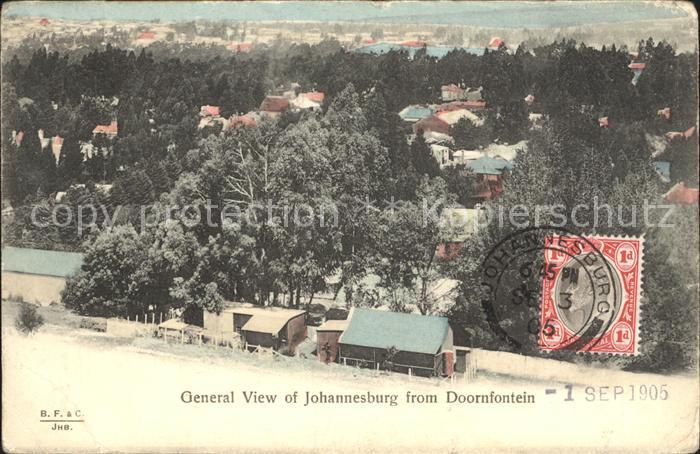 Johannesburg Gauteng Blick vom Doornfontein