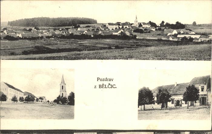 Belcice Bielschitz Teilanansichten Kirche Marktplatz