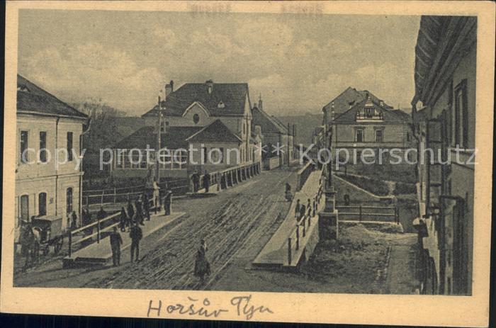 Bischofteinitz Horsovsky Tyn Neue Bruecke Littrowstrasse