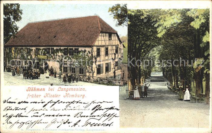 Langensalza Bad Boehmen bei Langensalza Kloster Homburg