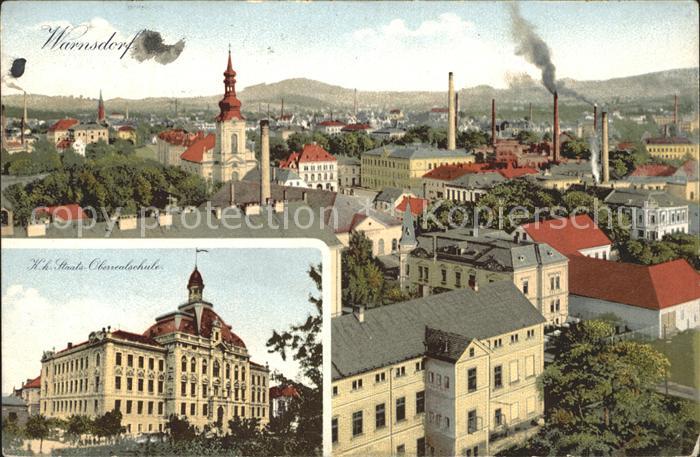 Warnsdorf Varnsdorf Boehmen Oberrealschule