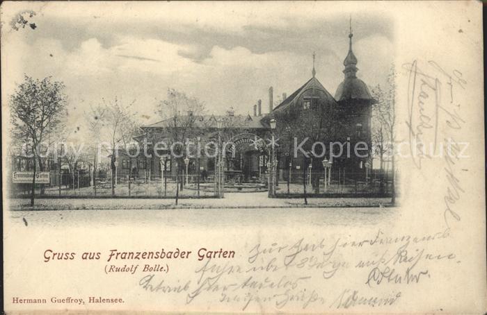 Grunewald Berlin Franzensbader Garten