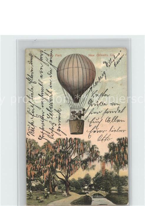 New Orleans Louisiana City Park Heissluftballon
