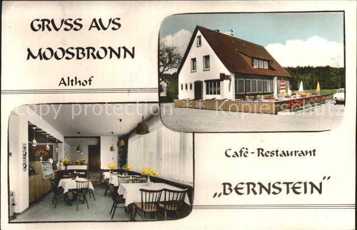 Moosbronn Cafe- Restaurant Bernstein