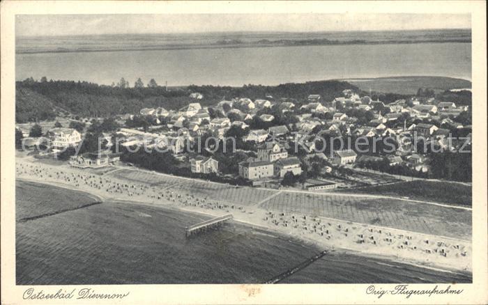 Dievenow Pommern Fliegeraufnahme