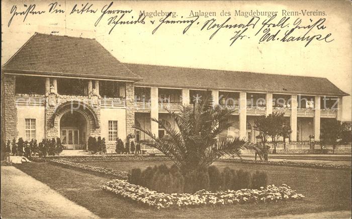 Magdeburg Anlagen Magdeburger Renn- Vereins