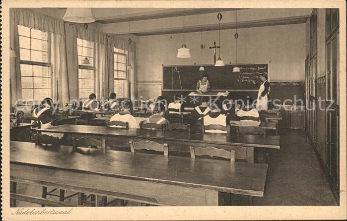 Lippstadt Katholisches Lyzeum Frauenschule Nadelarbeitssaal