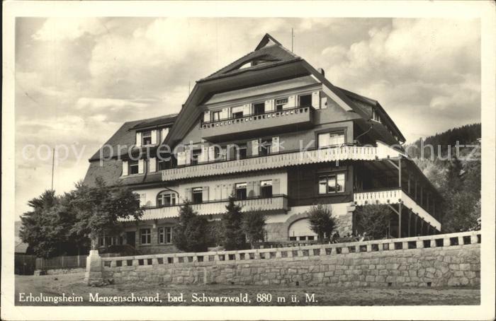 Menzenschwand Erholungsheim