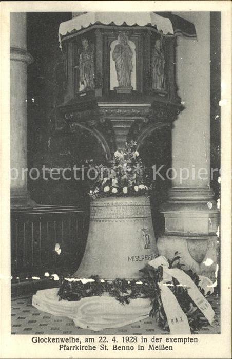 Meissen Elbe Sachsen Glockenweihe Pfarrkirche Sankt Benno