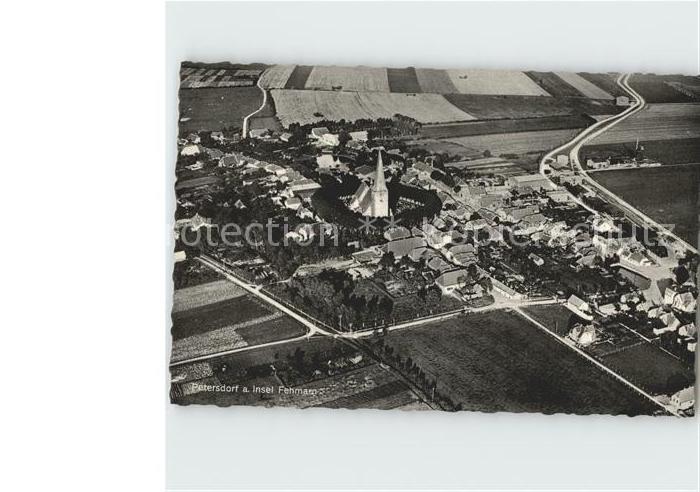 Petersdorf auf Fehmarn Fliegeraufnahme