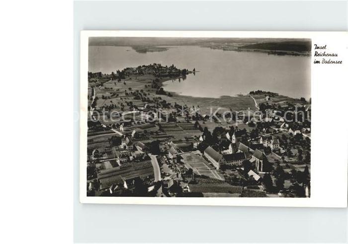 Reichenau Bodensee Fliegeraufnahme