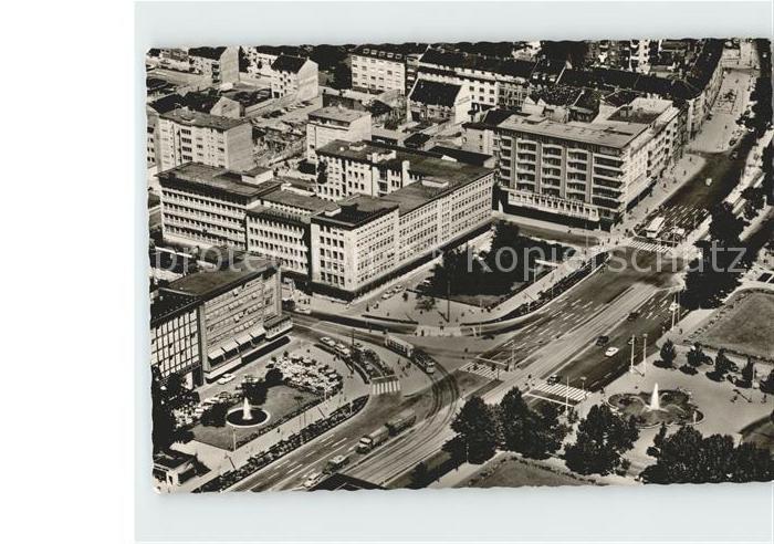 Mannheim Friedrichsring Fliegeraufnahme