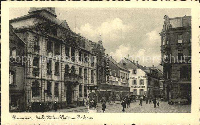Pirmasens A.H.- Platz Rathaus