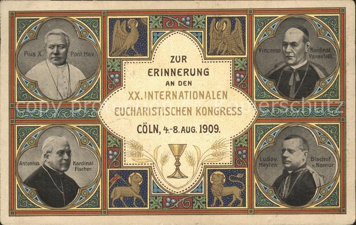 Koeln Rhein Kardinal Fischer Bischof von Namur