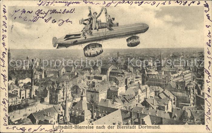 DORTMUND  CITY Luftschiff- Bierreise