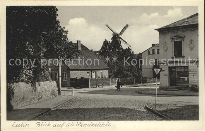 Eutin Blick auf die Windmuehle