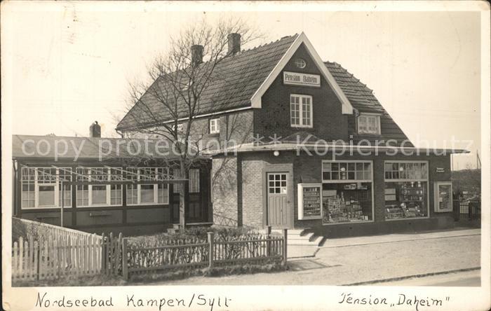 Kampen Sylt Pension Daheim