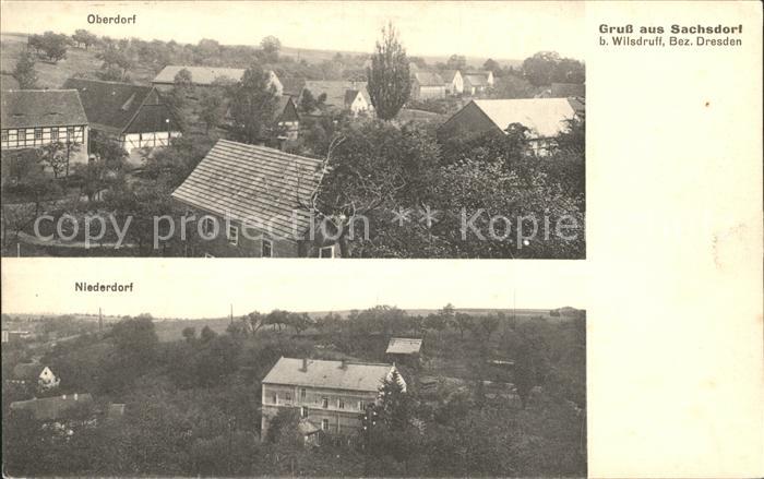 Sachsdorf Oberdorf und Niederdorf