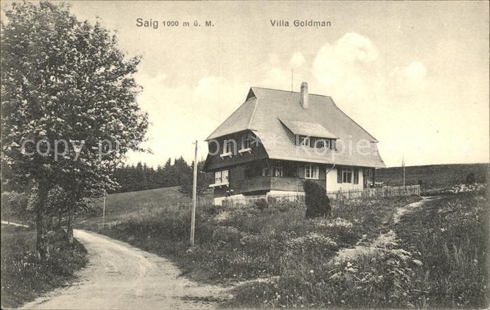 Saig Schwarzwald Villa Goldmann