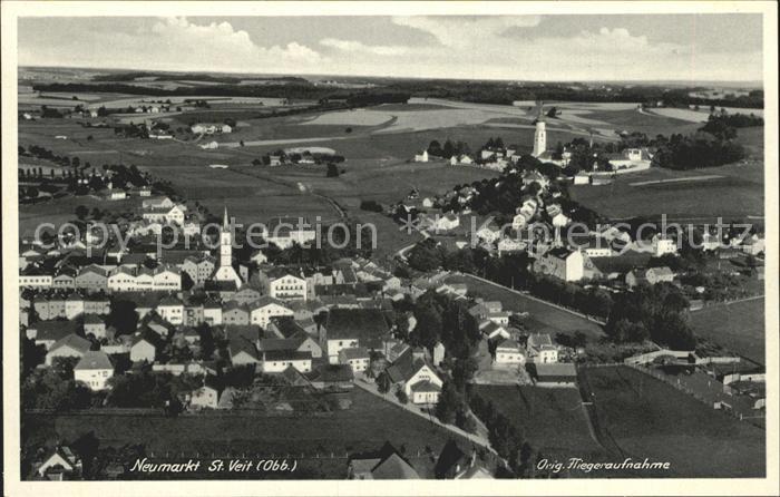 Neumarkt-St Veit Fliegeraufnahme