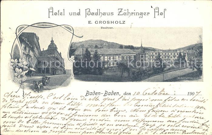 Baden-Baden Hotel Badhaus Zaehringer Hof